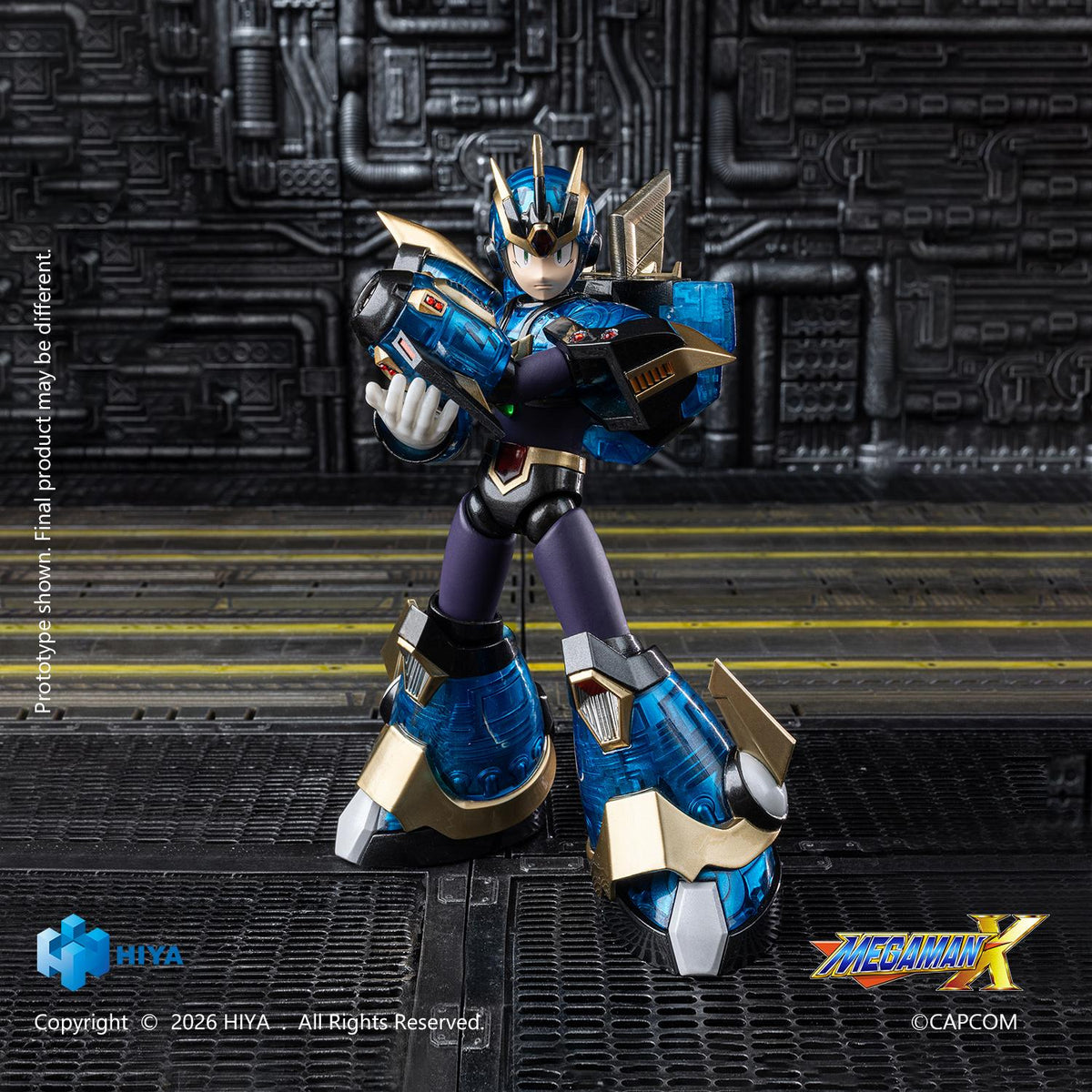 HIYA Exquisite Basic Series Mega Man X series X Ultimate Armor Version Action Figure