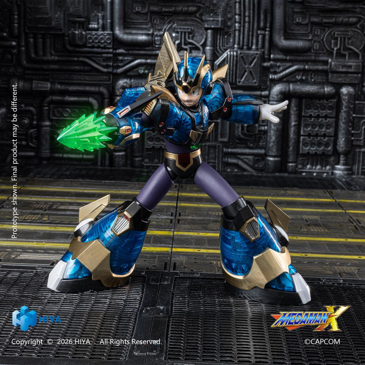 HIYA Exquisite Basic Series Mega Man X series X Ultimate Armor Version Action Figure